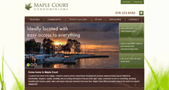 Desktop Screenshot of maplecourt.ca